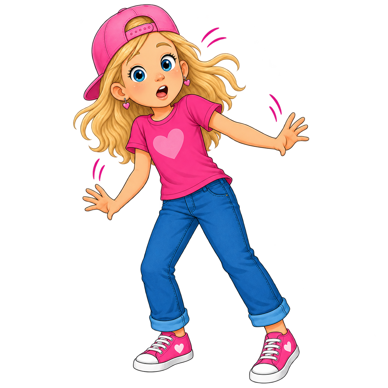 Sarah – Illustration zum Moro-Reflex