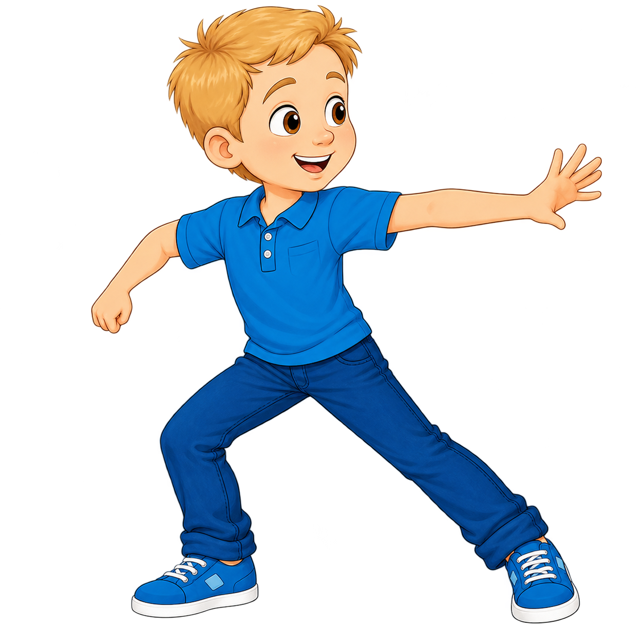 Brain4kids Illustration – Asymmetrisch Tonischer Nackenreflex – ATNR
