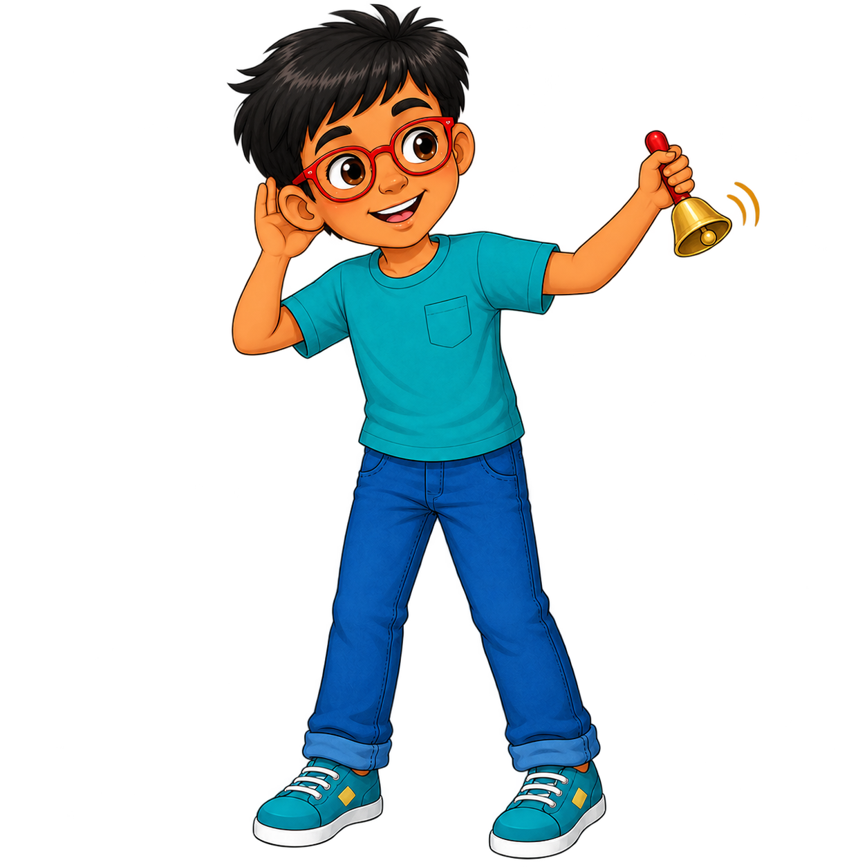 Brain4kids Illustration – Auditives System – Ohr – Hören