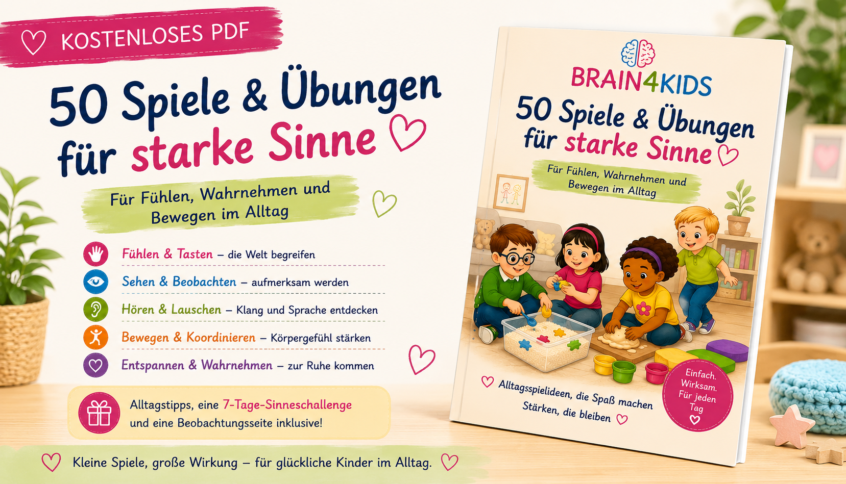 50 Spiele und Übungen für starke Sinne