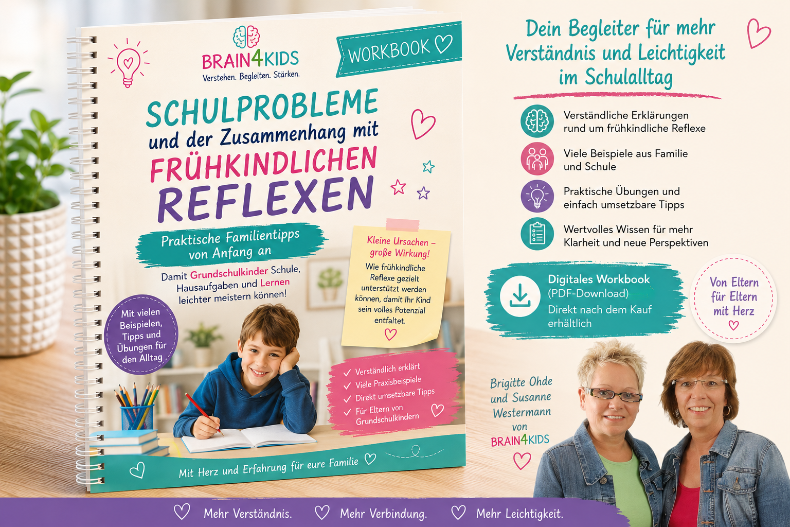 Workbook Schulprobleme und der Zusammenhang mit frühkindlichen Reflexen